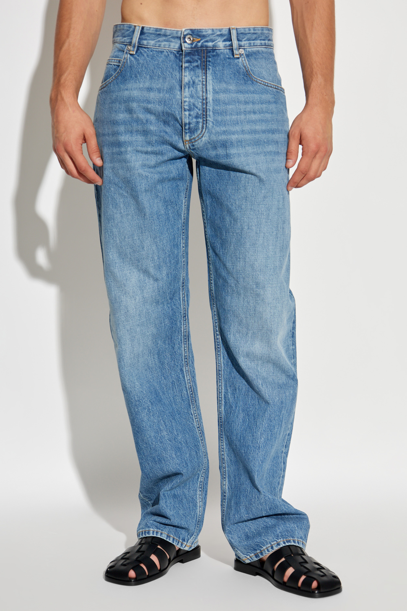 【送料&関税込】Bottega Veneta Straight Leg Jeans BOTTEGA VENETA High-rise straight-leg jeans | NET-A-PORTER